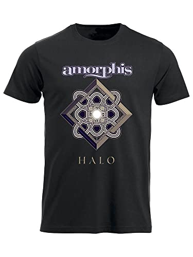 Plastic Head Amorphis T-Shirt "Halo", Schwarz, Schwarz, XL