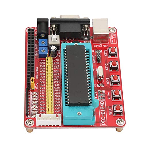 PIC-Entwicklungsboard, austauschbare PIC16F877A-Standardschnittstelle Einfach zu installierendes Mikrocontroller-Lernboard für die TV-Serie für die Entwicklung von Mikrocontrollern