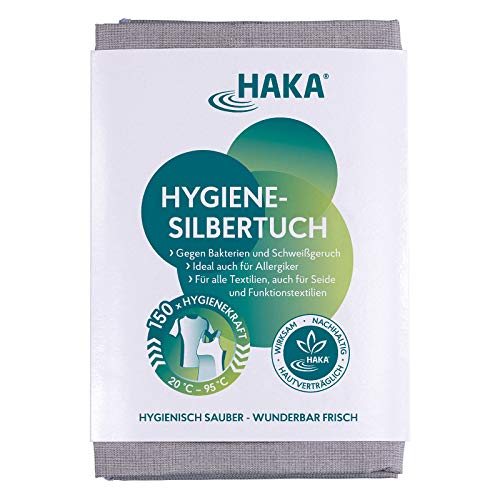 Haka Silbertuch, antibakterielles Waschen, 1 Stück, 43x48 cm