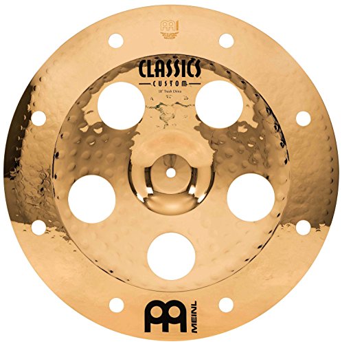 Meinl Cymbals CC18TRCH-B Classics Custom Serie 45,72 cm (18 Zoll) Trash China Brilliant Finish Becken