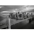 papermoon Vlies- Fototapete Digitaldruck 350 x 260 cm Brooklyn Bridge black/wh