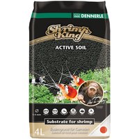 DENNERLE Bodengrund »Shrimp King Active Soil «, 4.0 l - schwarz