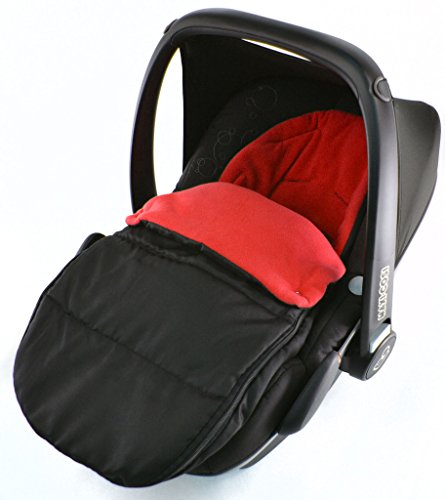 Autositz-Fußsack, kompatibel mit Britax Baby Safe Neugeborenen Autositz, Feuerrot