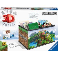 Ravensburger 3D Puzzle 11286 - Aufbewahrungsbox Minecraft - 216 Teile - Praktischer Organizer für Minecraft Fans ab 8 Jahren