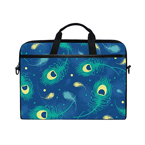 LUNLUMO Flying Peacock Feather 15 Zoll Laptop und Tablet Tasche Durable Tablet Sleeve for Business/College/Women/Men