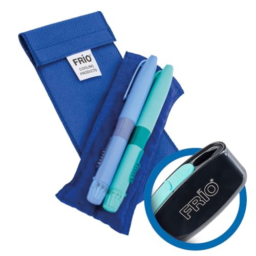 FRIO DOPPEL INSULIN Reisetasche mit MySharps Taschenbehälter für gebrauchte Nadeln