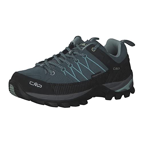 CMP Damen Rigel Low Wmn Trekking Shoes Wp Walking Shoe, Mineral Green, 39 EU