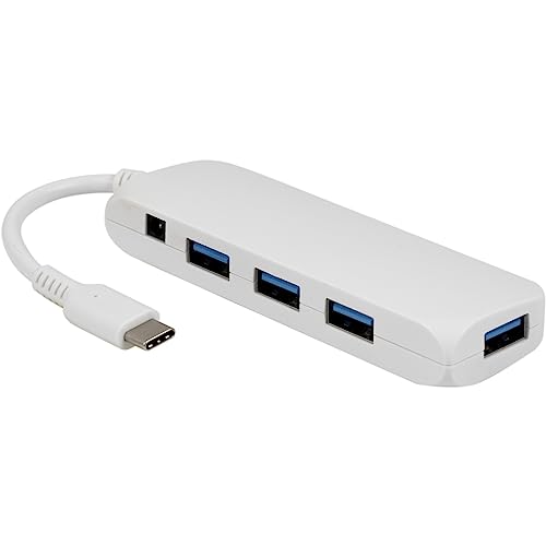 ATIVA® 4-Port USB-C 3.0 Hub, Weiß, 41508