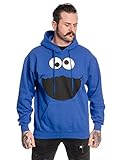 Sesamstraße Monster Kapuzenpullover Royalblau M