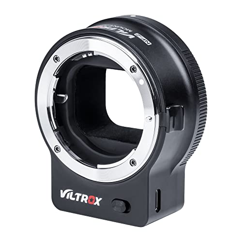 VILTROX NF-Z Autofokus-Ring-Adapter, Nikon F-Mount auf Z-Mount Kamera Z7II Z7 Z50 Z6II Z6 Z5 Zfc Z50 Z30, EXIF Übertragung VR Objektiv Stabilisierungsunterstützung