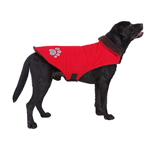 Oncpcare Wendbare Hundejacke, zweiseitig verwendbar, warm, für den Außenbereich, für den Winter, kalte Wetter, für kleine und mittelgroße Hunde