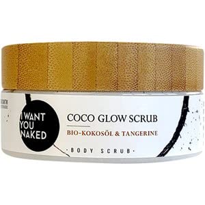 I want you naked Body Scrub Super Size, Coco Glow Kokosöl & Tangerine, 500ml