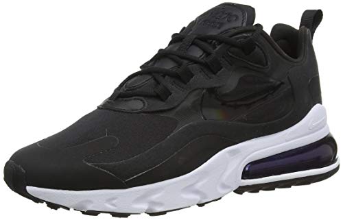 Nike Damen Air Max 270 React Women's Shoe Laufschuh, Black/Black-White, 37.5 EU