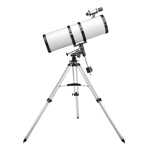 Skyoptikst 1400x 150mm Reflektor Newtionan Astronomie Teleskop High Power Äquatorial Mount Star Planet Moon Saturn Jupiter