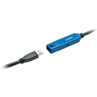 Lindy Pro - USB-Verlängerungskabel - USB Type A (M) bis USB Type A (W) eingerastet - USB 3.1 Gen1 - 15 m - aktiv