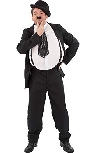 Herren Oliver Hardy Stan Laurel Film Karneval Verkleidung Kostüm Standard