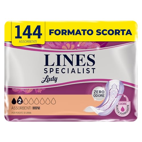 Lines Specialist Produkte Einlagen für Inkontinenz – 8 Packungen à 18 Stück