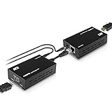 ACT AC7800 HDMI Extender 50m, über Cat5e/Cat6 Ethernet Kabel, unterstützt 3D Full HD 1080P, EDID HDCP Funktion, Schwarz