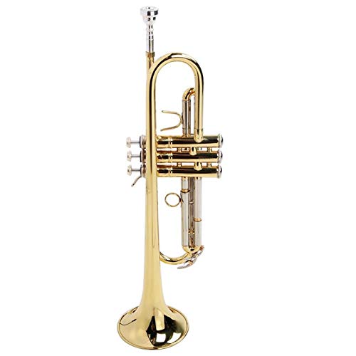 Fine Brass Trumpet Professionelle Trompete für Musikliebhaber Musikinstrumente Party Trompete