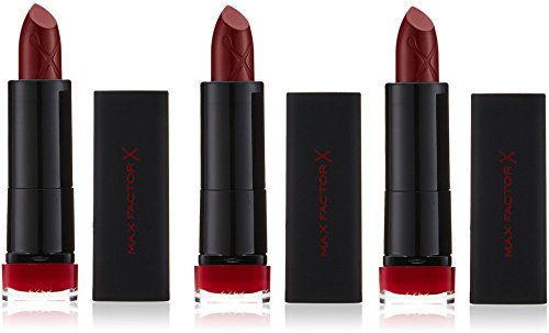 Max Factor Velvet Mattes Lipstick Love 35, 3er Pack (3 x 4 g)