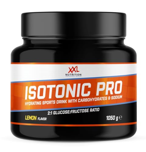 XXL Nutrition - IsoTonic Pro - Isotonisches Getränkepulver, Maltodextrin, Fruktose - Lemon - 1050 Gramm - NZVT