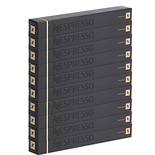 Nespresso Espresso Ristretto, 5er Pack, 5 x 10 Kapseln