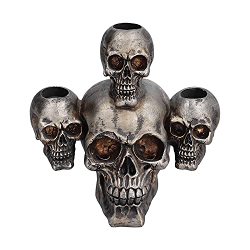 Nannigr Totenkopf Kerzenständer, einzigartiges Aussehen Totenkopf Dekoration für Halloween Party Events
