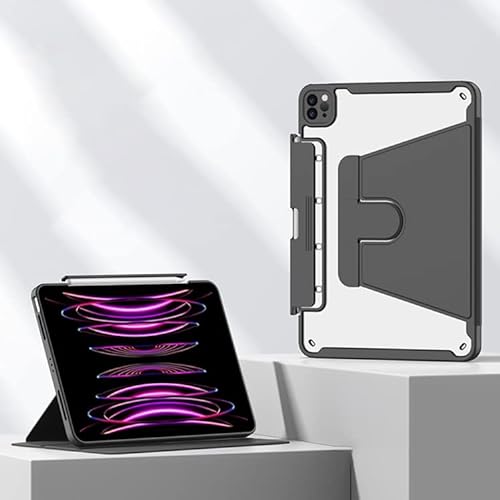 Tabletzubehör Für Huawei Matepad Pro 12.6 Abnehmbarer rotierender Ledertablette Hülle