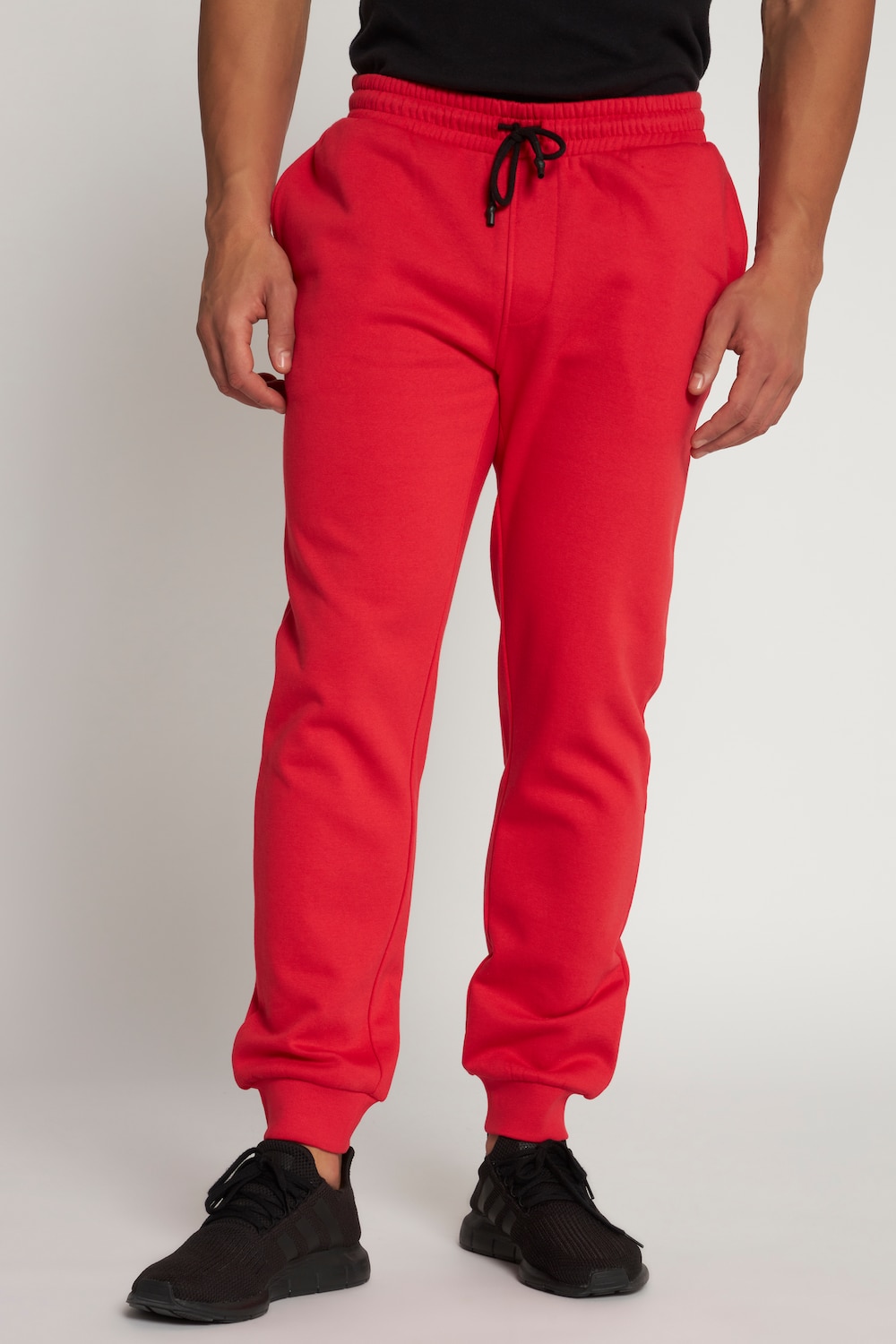 Große Größen Sweat-Hose, Herren, rot, Größe: 4XL, Baumwolle/Polyester, JP1880