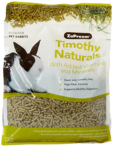 ZuPreem - Timothy Naturals Futter für Hauskaninchen | Heu Pellets Kaninchen - 2,25 kg