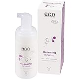 eco cosmetics ECO Antioxidans Reinigungsschaum, Bio Cleansing Mousse mit OPC, Q10 und Hyaluronsäure, vegane Gesichtsreinigung, jeder Hauttyp, 1x 100ml