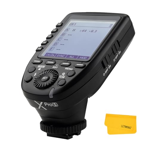 Godox XPro-S 2.4G TTL Deutsche Bedienungsanleitung Wireless Blitzauslöser Wirless X System High Speed mit Großen LCD Bildschirm Sender für Sony Kamera