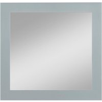 KRISTALLFORM Siebdruckspiegel, quadratisch, BxH: 45 x 45 cm, silberfarben