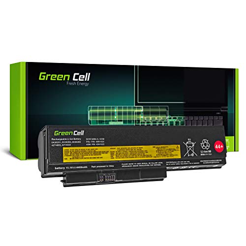 Green Cell Standard Serie Laptop Akku für Lenovo ThinkPad X230 X230i, Ersetzt Lenovo Akkus: 0A36306 0A36307 45N1022 45N1023 45N1026 45N1028 45N1029 45N1175 (6 Zellen 4400mAh 11.1V Schwarz)