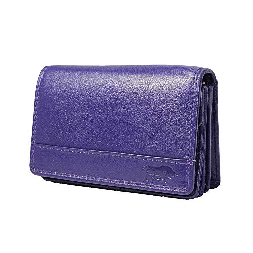 Arrigo Unisex-Erwachsene Brieftasche Geldbörse, Violett (Aubergine), 3x8.5x12.5 cm