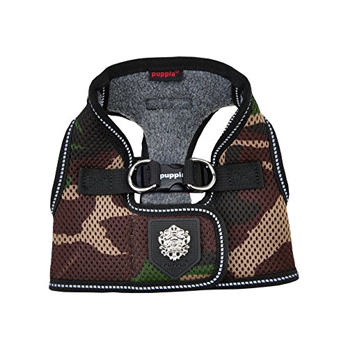 Puppia PLRD-HB9345 Geschirr Thermal Soft Vest Harness, S, camo