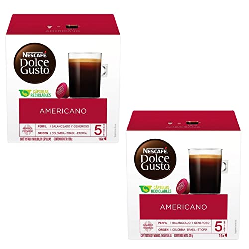 Dolce Gusto Caffe Americano Nescafé 16 pro Packung (2 Stück)