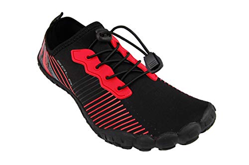 SOLA Active Shoe Schuh, Schwarz/Vermilion, 52