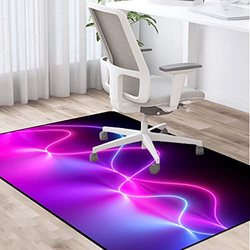 PLMM Bodenschutzmatte 70 * 100CM Gaming Bürostuhl Stuhlmatten Schreibtischstuhl Unterlage Teppich Stuhlunterlage für Parkett Dekoriere Dein Büro,Wohnzimmer,Schlafzimmer usw