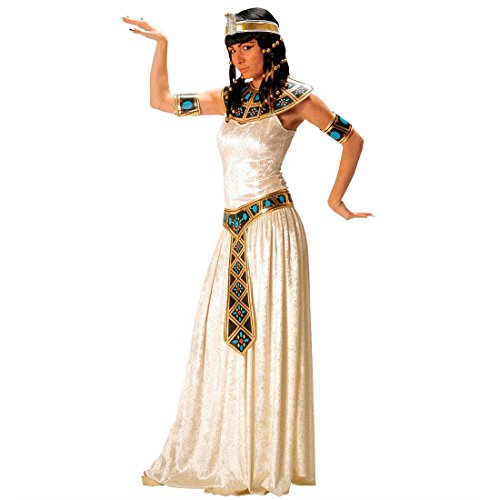 Cleopatra Kostüm Ägypterin Damenkostüm Samt M (38/40) Kleopatra Gewand Fasching Toga Ägypten Pharao Königin Faschingskostüm Ägyptische Göttin Kleid Karnevalskostüm Antike Mottoparty Verkleidung