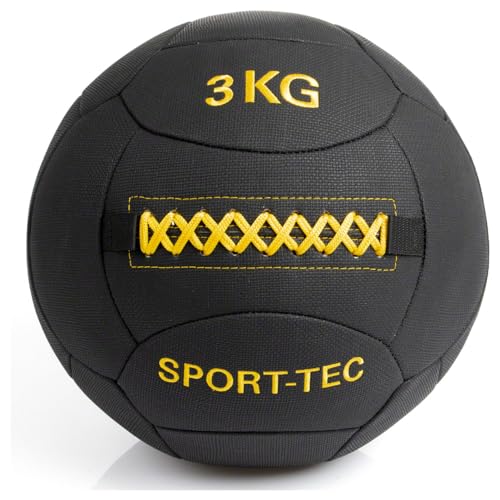 Sport-Tec Wall-Ball Exklusiv, 35 cm, 3 kg, gelb