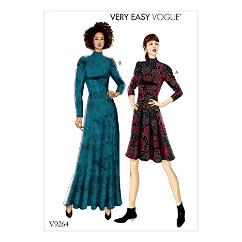 Vogue Mustern Vogue 9264 A5, Schnittmuster/Petite Kleid, Größen 6–14, Mehrfarbig