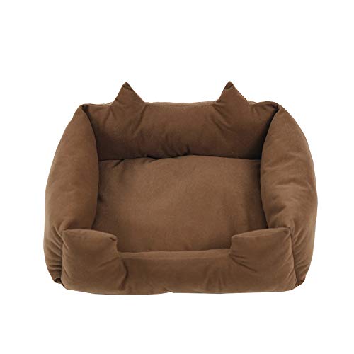 C/N Hundebetten für mittlere Hunde Katzenbett für große Katzen waschbares Haustierbett rechteckiges warmes Hundebett
