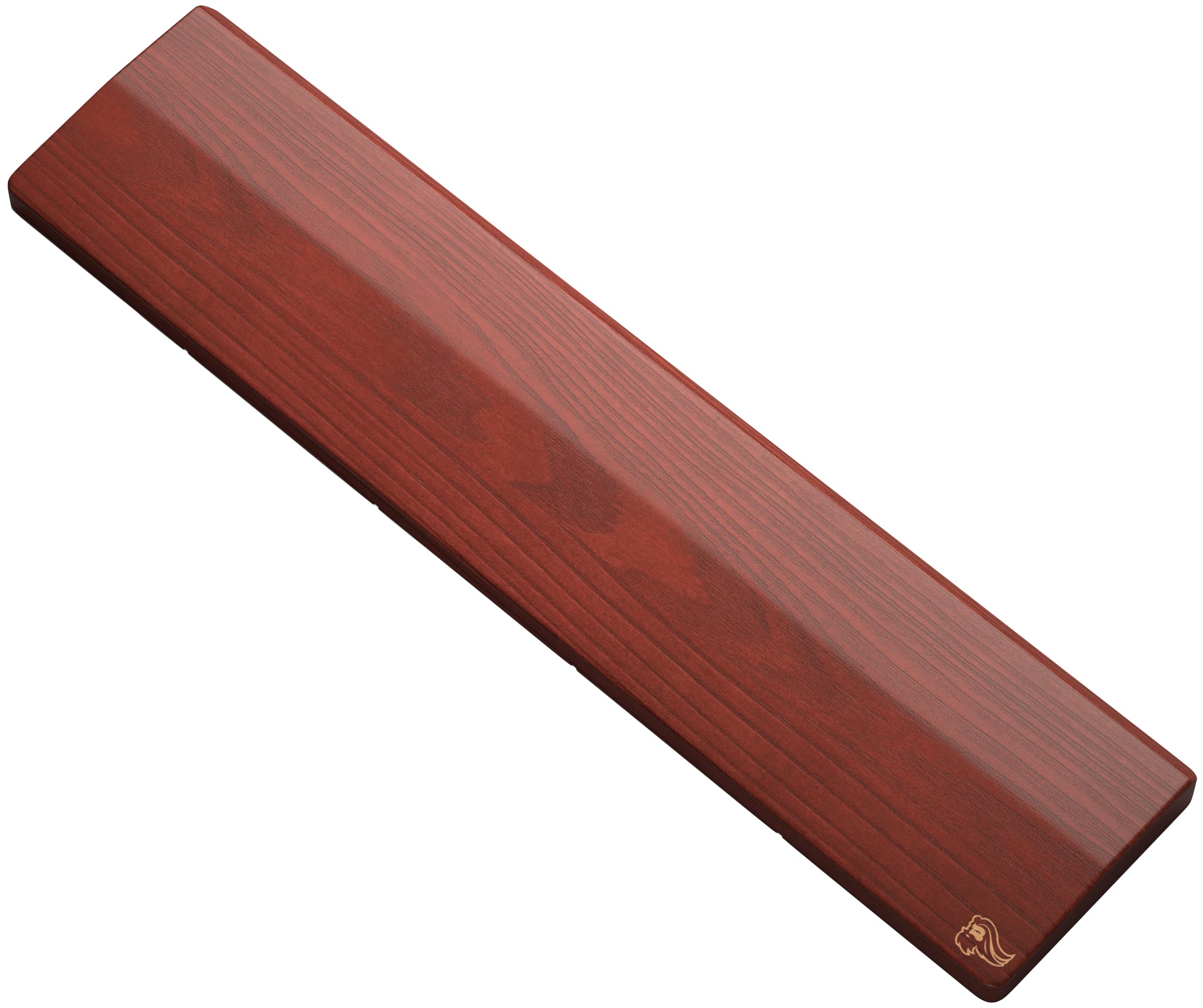 Glorious Gaming Wooden Keyboard Wrist Rest (Full Size) - Weiße Esche, mittelgrobe Maserung, glatte Oberfläche, schweiß- und ölbeständig, rutschfeste Gummibasis, 430 x 100 x 19mm - Golden Oak