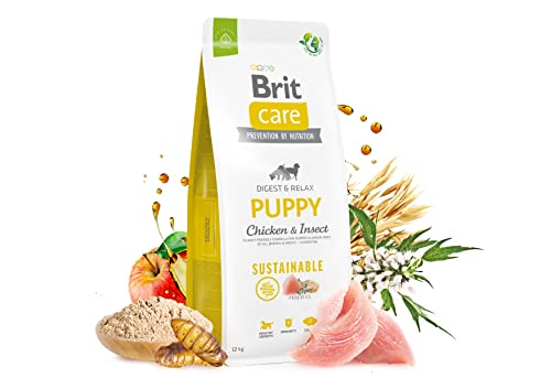 Brit Care Dog Sustainable Puppy Chicken & Insect - dry dog food - 12 kg