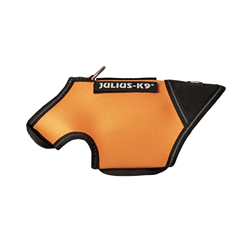 Julius-K9, IDC Neoprene Hundekleidung, Size: Baby 1, Schwarz und UV Orange