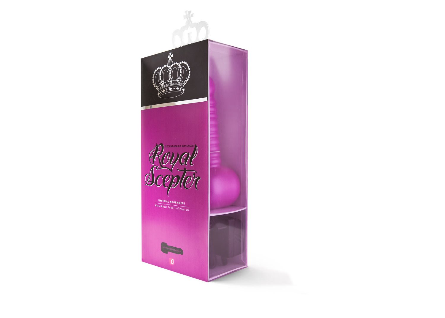 TOPCO Royal Scepter Rechargeable Massager, Imperial Adornment, 1er Pack (1 x 1 Stück)