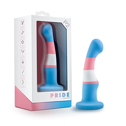 Blush Avant Pride P2 True Blue G-Spot 13cm - 5.3inch Silicone