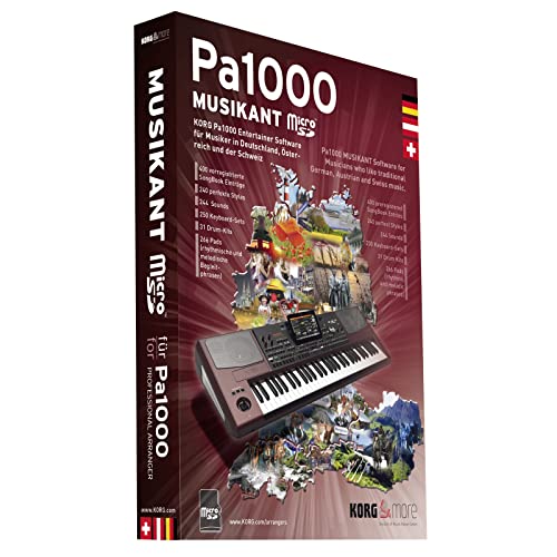 Korg Musikant für Pa1000, Software mit micro-SD Karte
