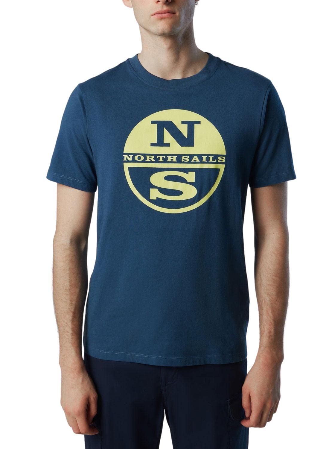 NORTH SAILS T-Shirt T-Shirt mit Maxi-Logo-Aufdruck mit klassischem Design Herren